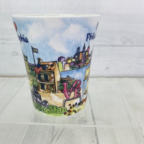 The Postcard Factory I LOVE PHILADELPHIA City of Brotherly Love Graphic Mug Cup - Picture 4 of 13